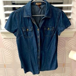 Bit and bridle Denim blouse